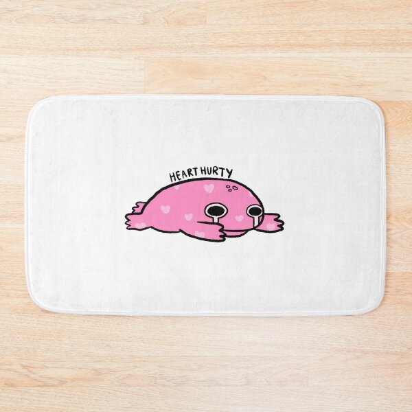 Item preview, Heart Hurty | Crying Pink Frog with Hearts designed and sold by iristocat.