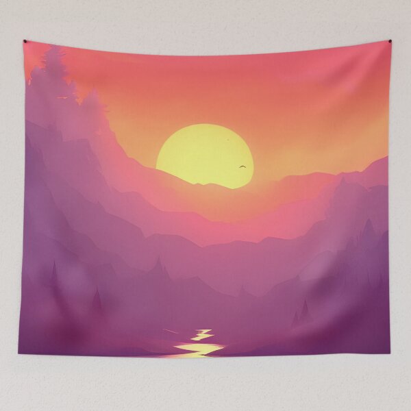 Item preview, Find the Perfect Minimalist Landscape Mountain Trees Print for Your Personal Style and Preferences designed and sold by supeart.