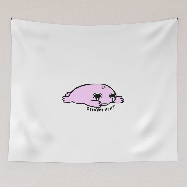 Item preview, Stummy Hurt | Stomache Ache Frog Pink designed and sold by iristocat.