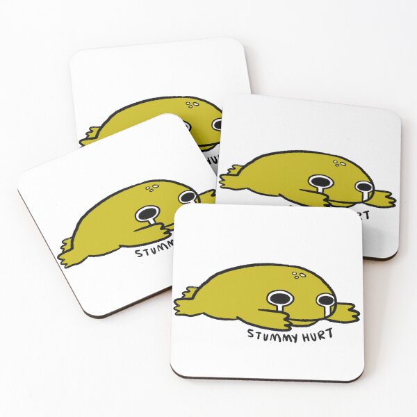 Item preview, Stummy Hurt | Stomache Ache Frog Green designed and sold by iristocat.