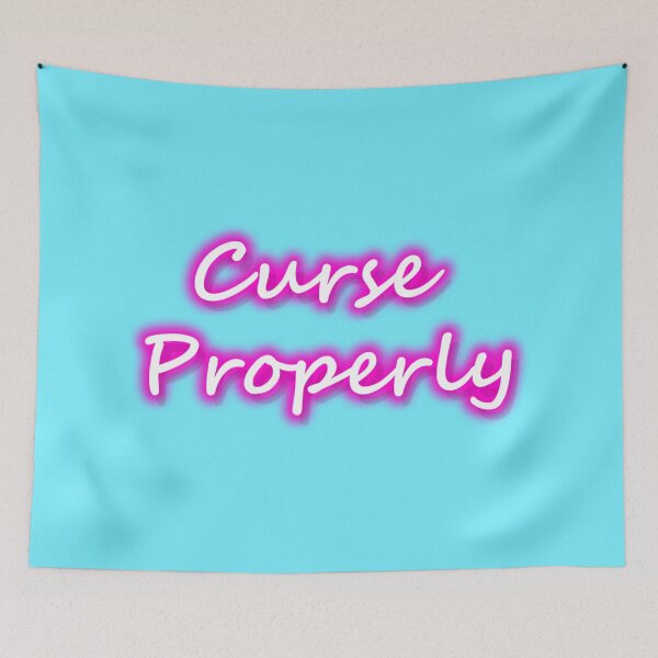 Item preview, Curse Properly - Pink designed and sold by FinapplePudding.