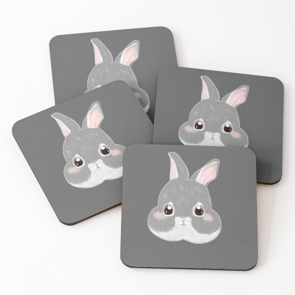Item preview, Grey Netherland Dwarf Rabbit | Bunniesmee designed and sold by bunniesmee.