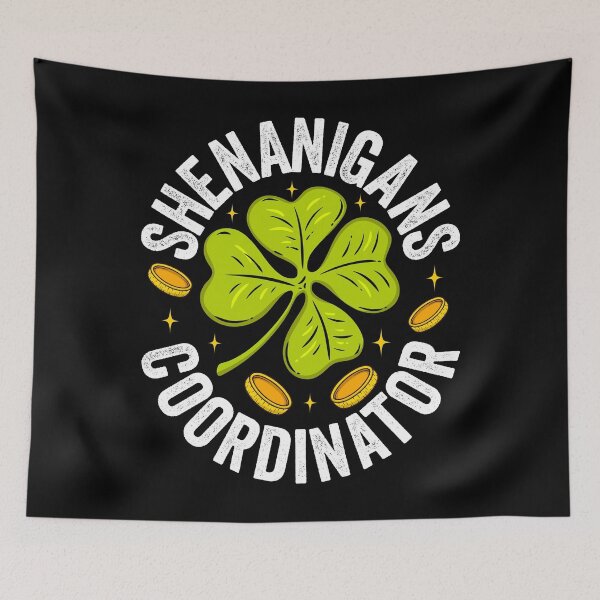 Item preview, Shenanigans Coordinator St Patricks Day Lucky Irish Shamrock T-shirt designed and sold by KGN  CREATIVITY.