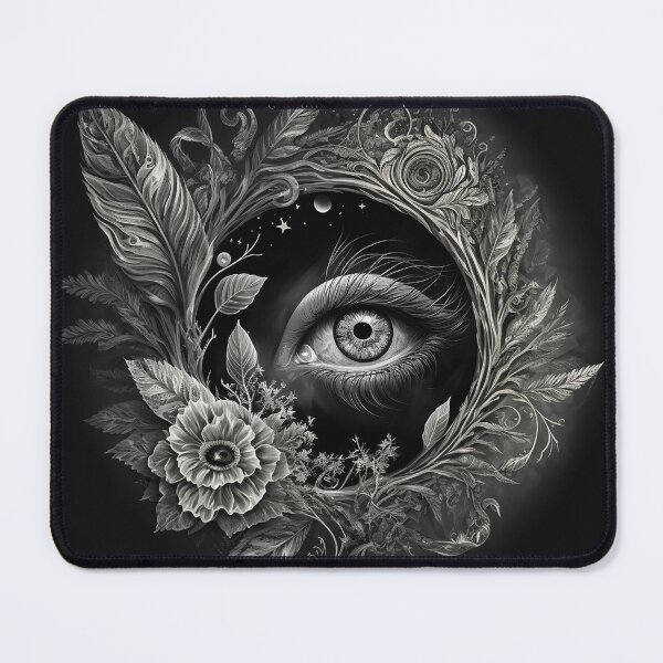 Item preview, Portrait of eye in black and white designed and sold by TripleEdge22.