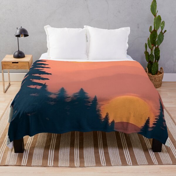Item preview, Shop Our High-quality Collection of Minimalist Landscape and Lake Sunrise Prints designed and sold by supeart.