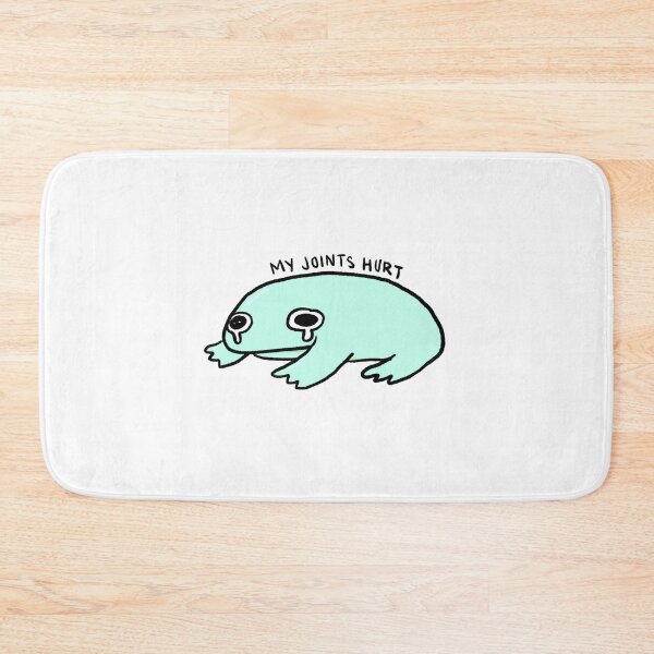 Item preview, My Joints Hurts | Crying Teal Frog designed and sold by iristocat.