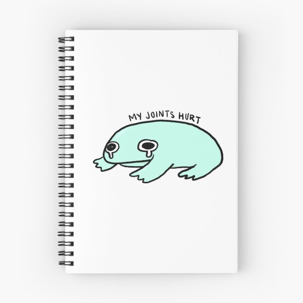 Item preview, My Joints Hurts | Crying Teal Frog designed and sold by iristocat.