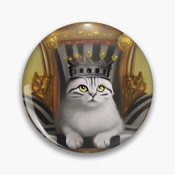 Item preview, King Kitty on the throne designed and sold by mickdlee.