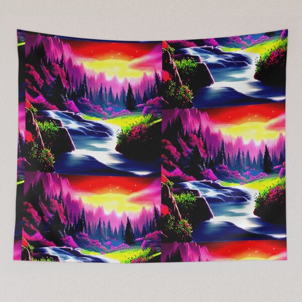 Item preview, Sun rise and blowing river  designed and sold by Ideassbold.