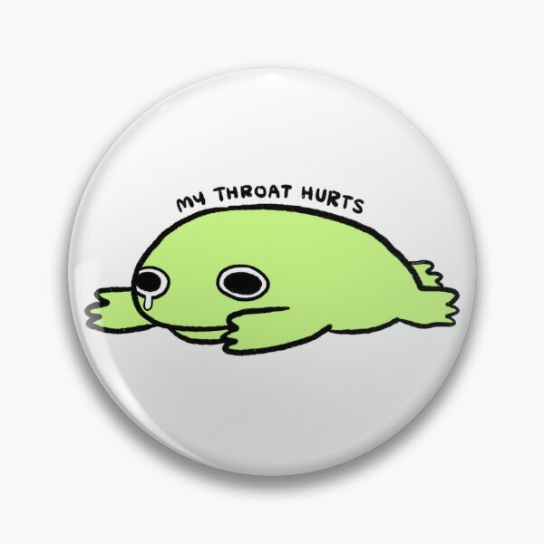 Item preview, My Throat Hurts | Green Frog designed and sold by iristocat.