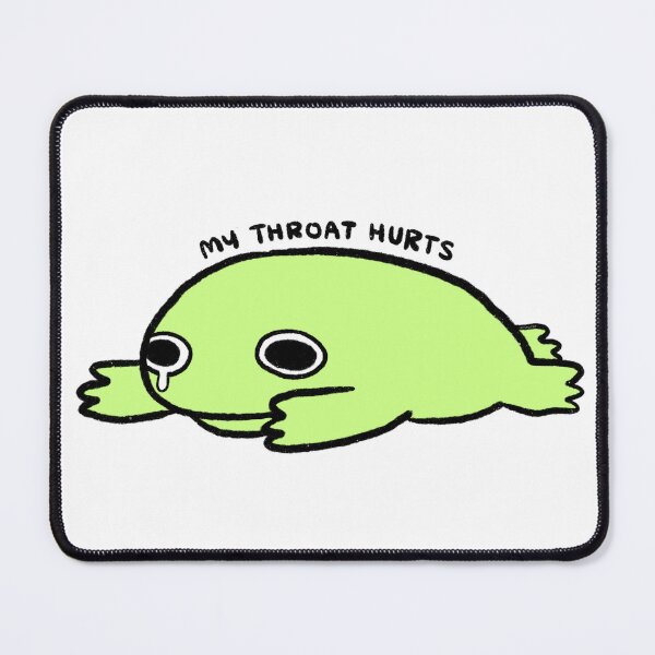 Item preview, My Throat Hurts | Green Frog designed and sold by iristocat.