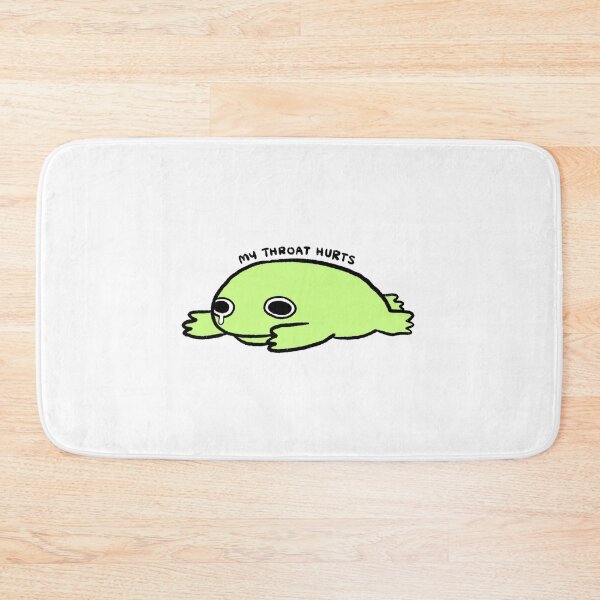 Item preview, My Throat Hurts | Green Frog designed and sold by iristocat.