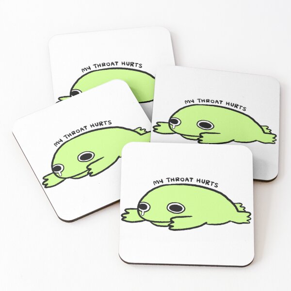 Item preview, My Throat Hurts | Green Frog designed and sold by iristocat.