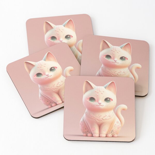 Item preview, Lucky Japanese Cat Pink Color designed and sold by unrealartwork.