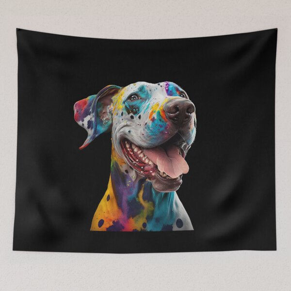 Item preview, Doberman dog smiling and happy designed and sold by AnimalArtPhotos.