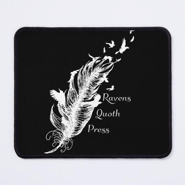 Item preview, Logotipo - Pluma (blanco) designed and sold by RavensQuoth.