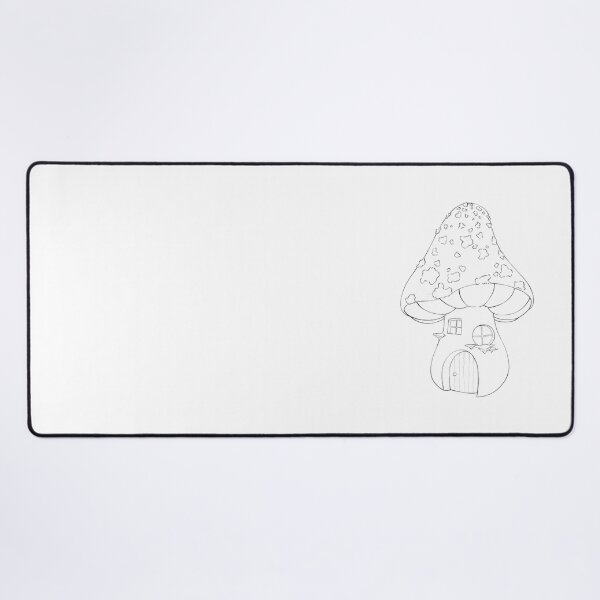 Item preview, Cottagecore Mushroom House Sketch designed and sold by L-monade.