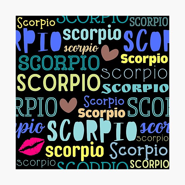 Item preview, Scorpio All Over Pattern designed and sold by Hellofriendco.