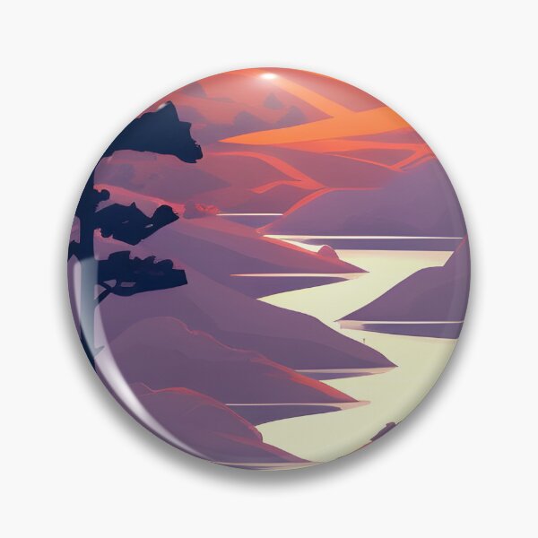 Item preview, Find the Perfect Minimalist Landscape River View Print for Your Home Decor Needs designed and sold by supeart.