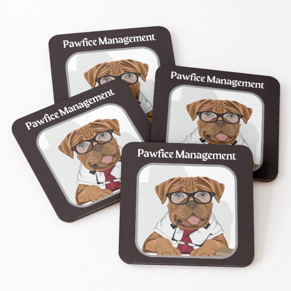 Item preview, Adorable Pawfice Management Companion Artwork designed and sold by CherWhiteRabbit.