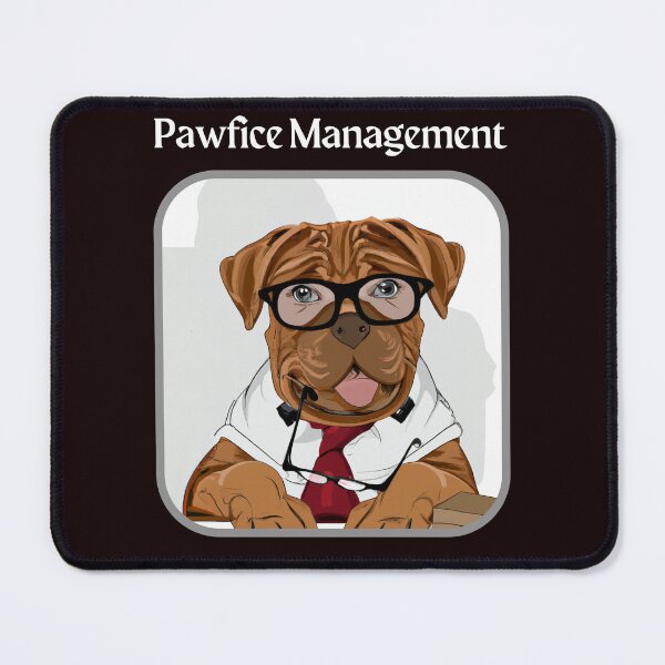 Item preview, Adorable Pawfice Management Companion Artwork designed and sold by CherWhiteRabbit.