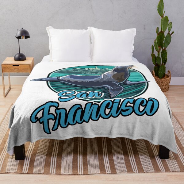 Item preview, California Sea Lion on Pier Dock San Francisco by Alcatraz designed and sold by SunNoonPark.