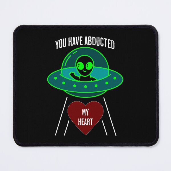 Item preview, Alien, You Have Abducted My Heart, Green and Red designed and sold by artfulnotebook.