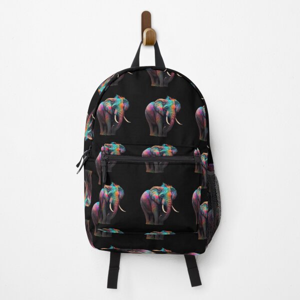 Item preview, Elephant art colourful beautiful picture designed and sold by AnimalArtPhotos.