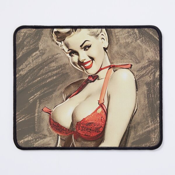 Item preview, Copy of Blond and Smiling Pinup Girl designed and sold by cutestpinups.