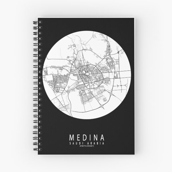 Item preview, Medina City Map of Saudi Arabia - Full Moon designed and sold by deMAP.