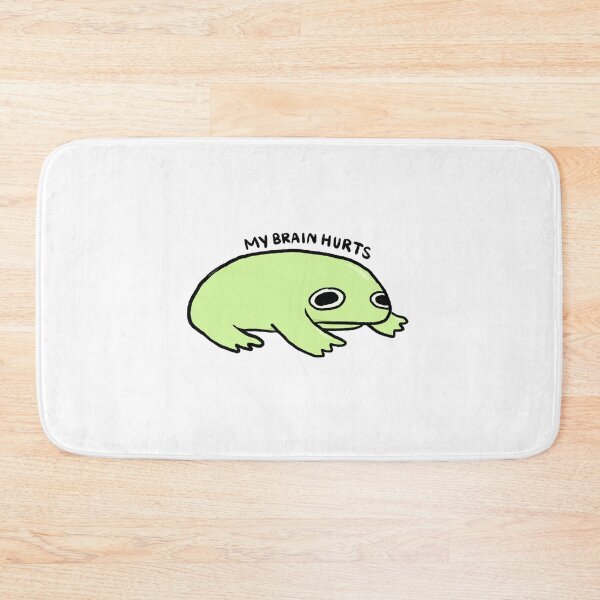 Item preview, My Brain Hurts | Green Frog designed and sold by iristocat.