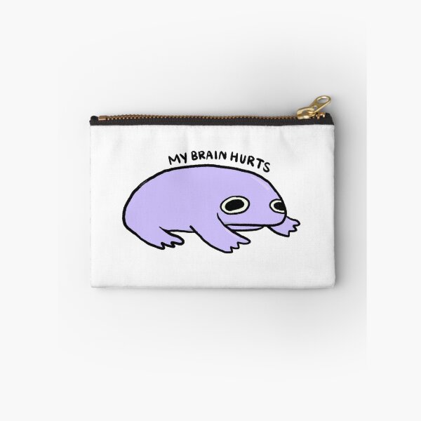 Item preview, My Brain Hurts | Purple Frog designed and sold by iristocat.