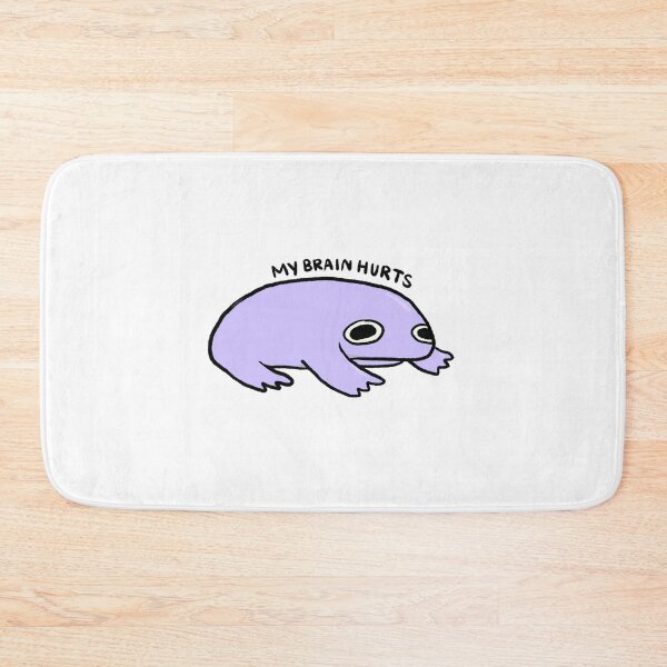 Item preview, My Brain Hurts | Purple Frog designed and sold by iristocat.