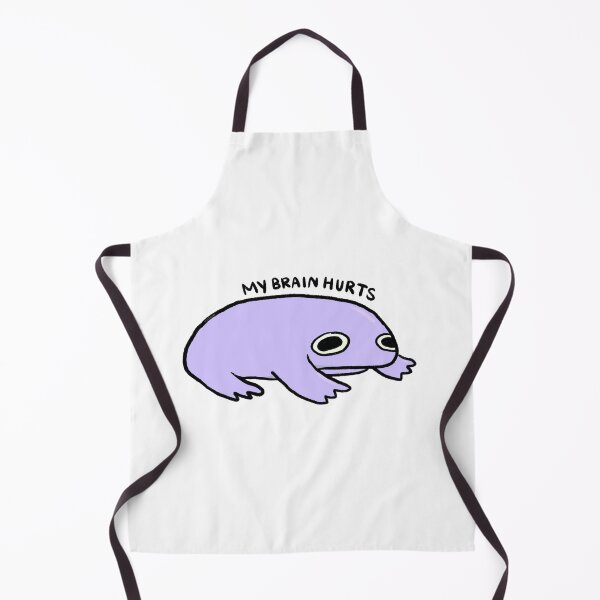 Item preview, My Brain Hurts | Purple Frog designed and sold by iristocat.