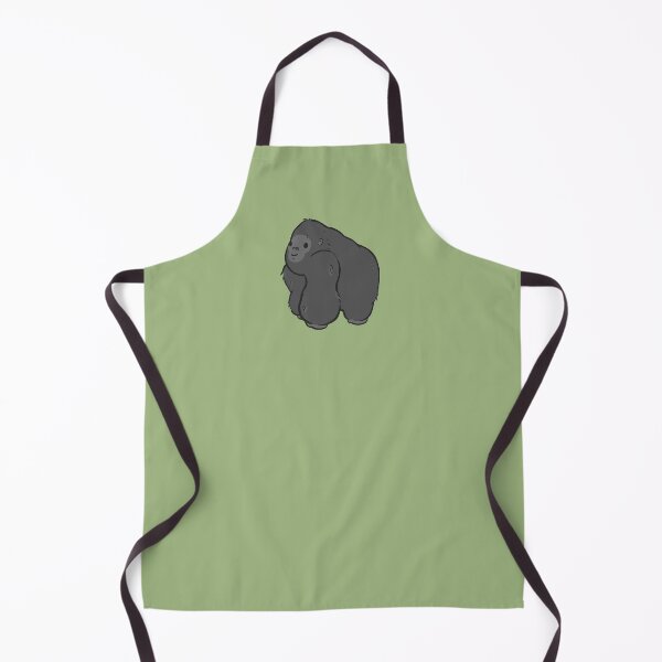 Item preview, Cute lil gorilla (happy) designed and sold by GraphicBubbleMA.