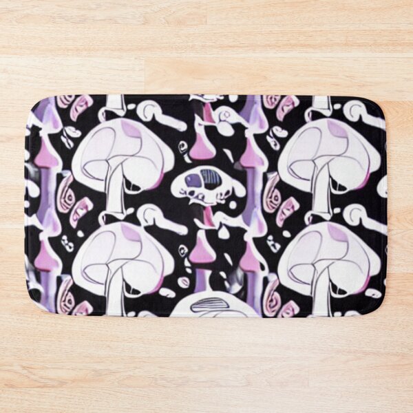 Item preview, Psychedelic Mushroom Pattern designed and sold by SquishStitches.