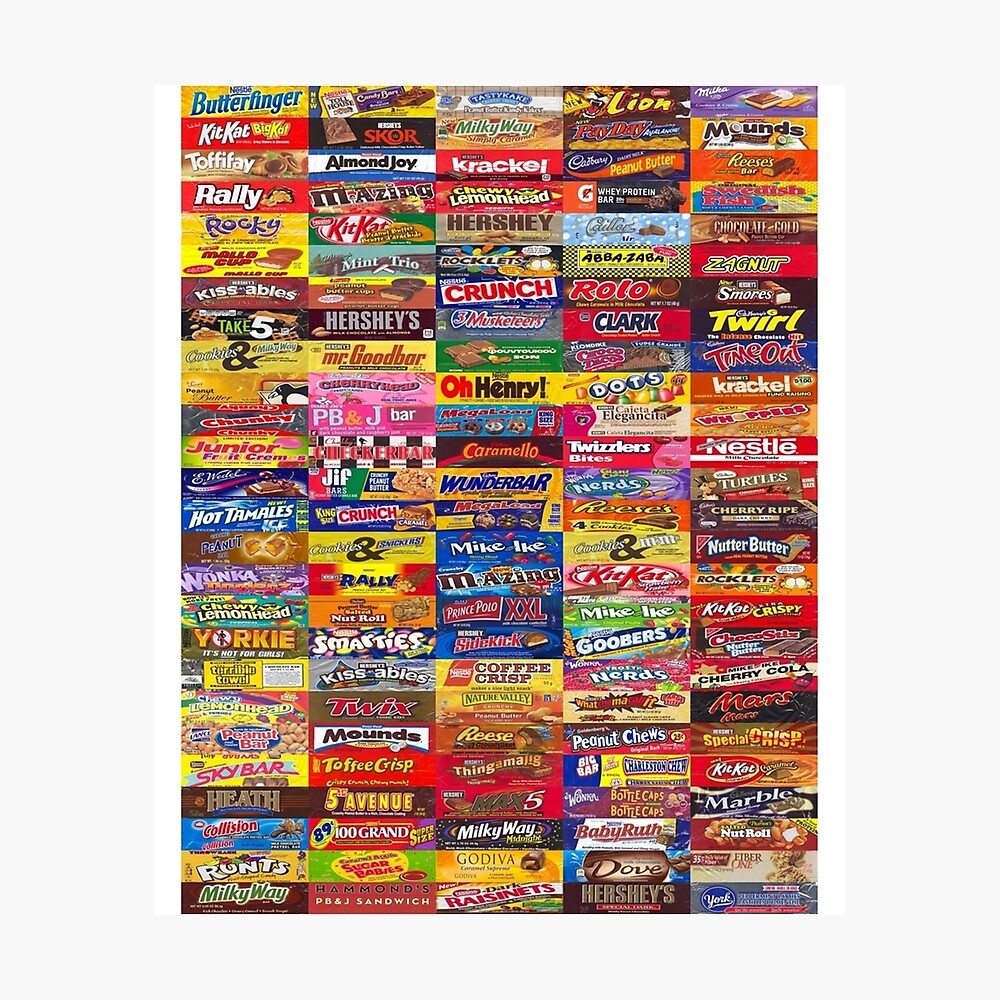Candy Wrappers Photographic Print