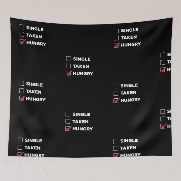 Item preview, Single, Taken, Hungry.  designed and sold by FanityPrints.