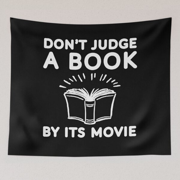 Item preview, Don't judge a book by its movie - funny reading designed and sold by Captain Mood.
