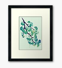O Ginkgo (in Green) Framed Print