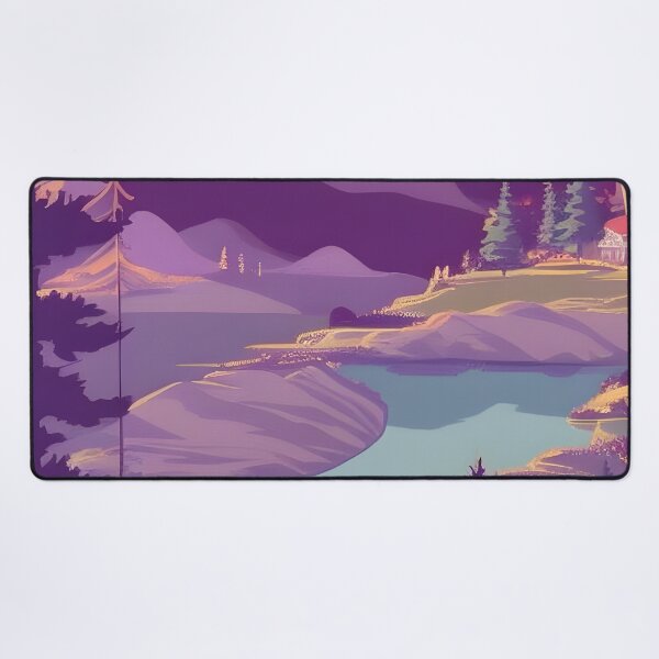 Item preview, Add a Touch of Beauty and Tranquility to Your Life with Our Gorgeous Minimalist Matte Mountain Painting Prints designed and sold by supeart.