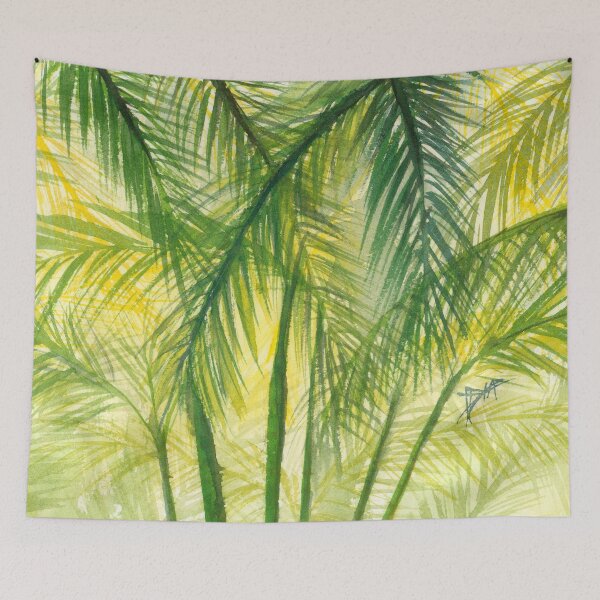 Item preview, Wispy Palm Trees designed and sold by WaterStrokesArt.