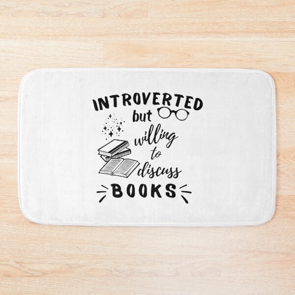 Item preview, Introverted but willing to discuss books designed and sold by Simi2020.