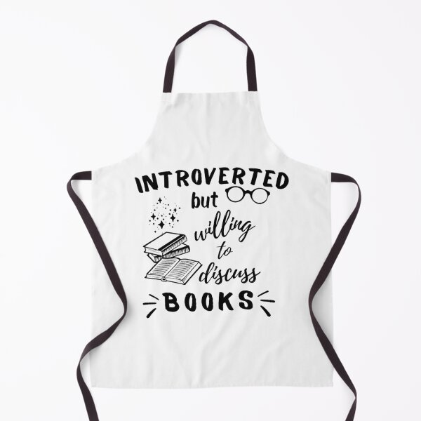 Item preview, Introverted but willing to discuss books designed and sold by Simi2020.