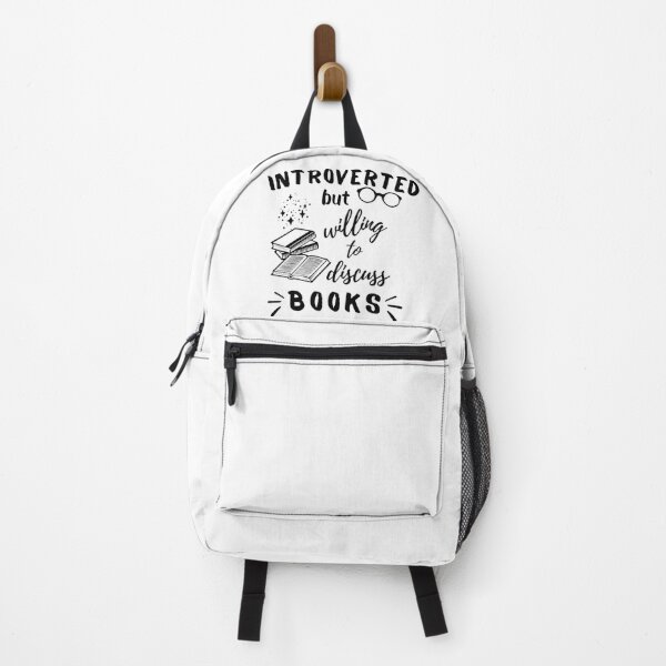 Item preview, Introverted but willing to discuss books designed and sold by Simi2020.