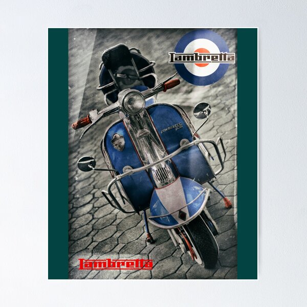 Item preview, Retro Lambretta    designed and sold by BloodyNoseshop.