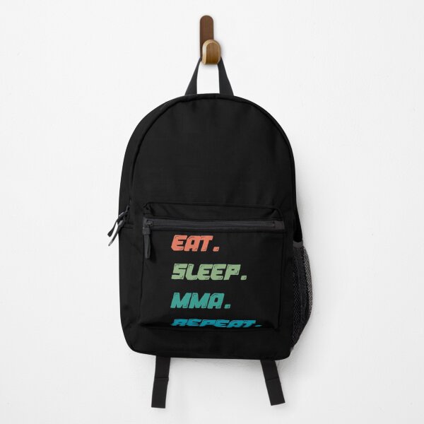 Item preview, Eat sleep MMA repeat-inspirational MMA fighter sunset retro designed and sold by Master4art.