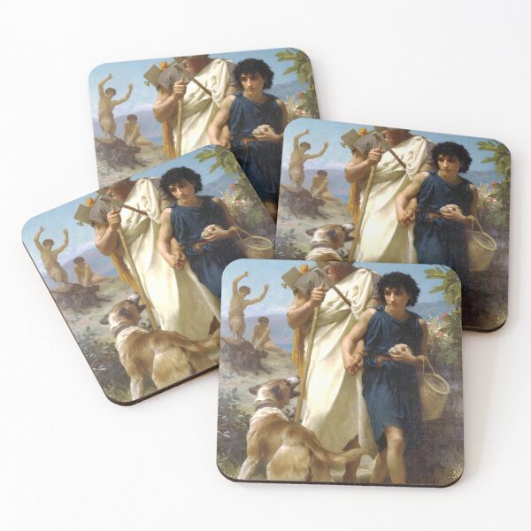 Item preview, Homer and His Guide by William Adolphe-Bougeureau (1874) designed and sold by Yemena.