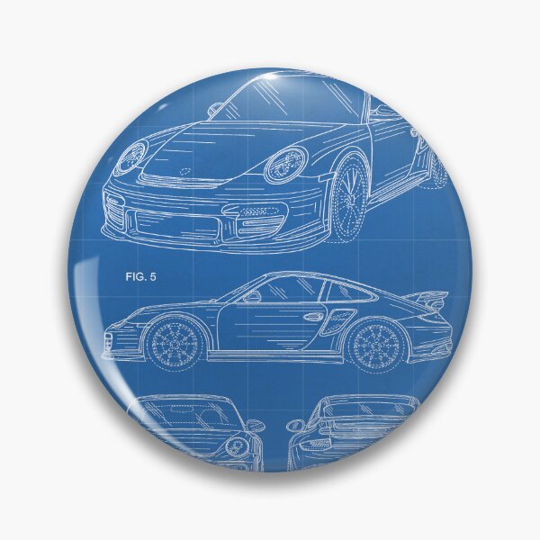 Item preview, Porsche 911 Patent - 911 Carrera Art - Blueprint designed and sold by patentpress.