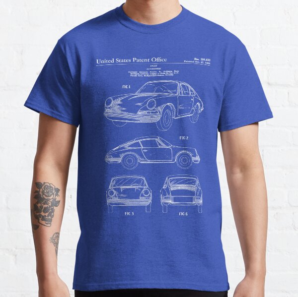 Item preview, Porsche 911 Patent - 911 Carrera Art - Blueprint designed and sold by patentpress.